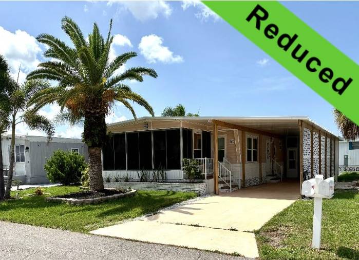 Venice, FL Mobile Home for Sale located at 960 Freeport Bay Indies